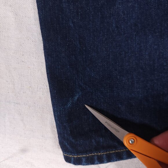 Agave Denimsmith Maverick Classic Straight Blue Jeans Mens Size 36 Button Fly - Picture 9 of 16